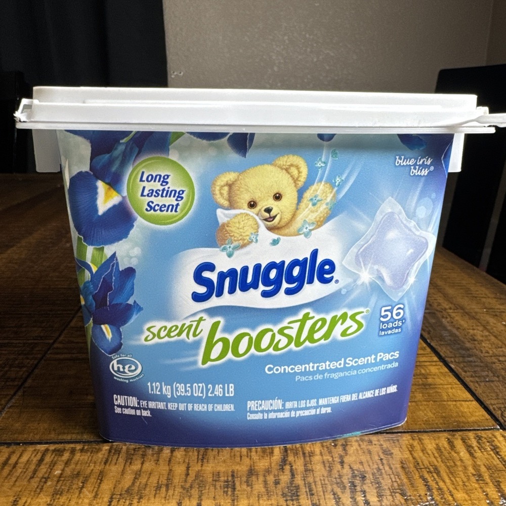 Snuggle Exhilarations In Wash Laundry Scent Booster Pacs, Blue Iris 48 Counts